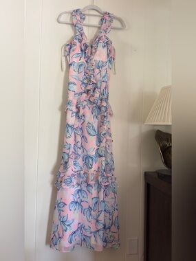 Lilly Pulitzer Riland Ruffle Maxi Dress